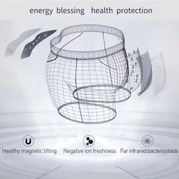 Magnetic Therapy Men Boxer Shorts Enlargement Underwear - Picture 8 of 12